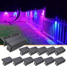 12-PACK Solar Led Fence Lights Waterproof Color Glow For Outdoor Spaces. Fixed Price $167.99.