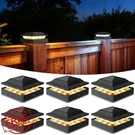 Toeuie Solar Post Cap Lights 6 Pack Waterproof Black. Fixed Price $64.99.