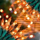 Hopolon Orange Halloween Lights 2PACK 13FT 50 STRING120V Ul Cer.... Fixed Price $26.88.