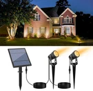 Metal Solar Spot Lights Outdoor With 9.8FT Cable Powered Landscape Lightin. Fixed Price $68.45.