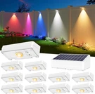 Ultra Bright Solar Fence Lights - 12 Pack, 10 Colors, Modes, Waterproof. Fixed Price $83.99.