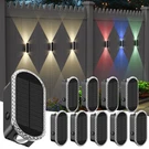 10 Pack Solar Fence Lights-rgbw Powered Wall Waterproof 8-.... Fixed Price $97.08.