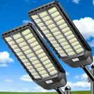 Solar Street Outdoor IP67 Waterproof, Led Flood Lights 9500W, 2 Pack. Fixed Price $145.31.