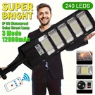 12000LM Solar Street Lights Outdoor With Motion Sensor,remote Control,waterproof. Fixed Price $17.99.
