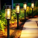 Mancra Solar Pathway Lights, 8 Pack Led Outdoor Waterproof, Glass. Fixed Price $58.01.