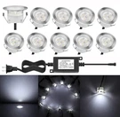 Deck Lights Outdoor Waterproof Low Voltage Lighting Kit Stainless Steel 1W. Fixed Price $68.27.