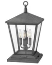 Hinkley Lighting 1437DZ Trellis 120V 19.75" Tall Pier Mount - Aged Zinc. Fixed Price $12.99.