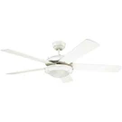 Ciata 52 In. Integrated Led Indoor Comet White Reversible Ceiling Fan With Light. Fixed Price $67.84.