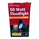 New Malibu 8301-9601-01 50 Watt Cast Metal Flood Lights, Black Matte.. Fixed Price $38.90.