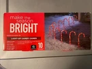 Make The Season Bright 10CT Light Up Candy Canes Christmas Holiday 10". Fixed Price $29.99.