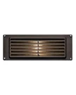 Louvered 9" Deck Light In Bronze. Fixed Price $129.00.