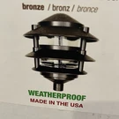 Greenfield PL3TLEDBR Made In Usa Weatherproof 3-TIER Pathlight Bronze. Fixed Price $34.57.