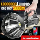 Led Super Bright 100000 Lumens Big Size Torch Waterproof Spotlight Work Us. Fixed Price $36.99.