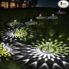 Ornesign Ultra Bright Solar Lights Outdoor Waterproof 8 Pack - Black. Fixed Price $39.66.