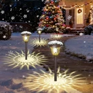 Beau Jardin 8 Pack Solar Pathway Lights Outdoor Powered Waterproof Glas.... Fixed Price $64.32.