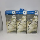 3 Kichler Pathlight #28102 Verdigris Satin Etched Glass Landscape Lighting 22". Fixed Price $99.99.