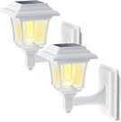 Edison Bulb Solar Wall Lanterns, Waterproof Led Outdoor Lights (2 Pack). Fixed Price $45.99.