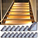 16 Pack Solar Step Lights - Waterproof Led Outdoor Stair & Deck Lighting. Fixed Price $118.99.