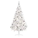 Artificial Half Pre-lit Christmas Tree With Ball Set Xmas White Vidaxl. Fixed Price $86.99.