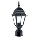 Acclaim Lighting Builder's Choice 1 Post Mount, Matte Black - 4007BK. Fixed Price $50.00.
