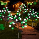 4 Pcs St Patricks Day Solar Pathway Lights Outdoor Decorations 28" Irish Sham.... Fixed Price $36.05.