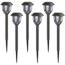 Northlight Set Of Black Lantern Style Solar Powered Led Pathway Markers 16.25". Fixed Price $46.61.