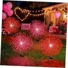 Tujoe 4 Pack Valentines Day Solar Firework Lights 180 Led Lighting Pink, Red. Fixed Price $44.78.