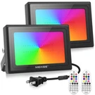 Meikee 35W 120V Rgbw Outdoor, Color Changing Led Floodlights.... Fixed Price $56.25.