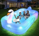 Solarglow Family Pool Solar-powered Inflatable With Led Lights. Fixed Price $158.00.