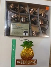 Bronze Pineapple Solar Led Patio And Garden Lights /door Hanger. Fixed Price $19.99.