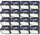 Peasur 16 Packs Solar Motion Sensor Lights Outdoor, Pack, Black. Fixed Price $97.82.