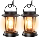 Solar Lanterns Waterproof 2 Pack Upgraded Lights Outdoor, Bright. Fixed Price $52.99.
