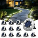 Szpower Mini Solar Ground Lights 12 SIZE-2.8 Inch, Cool White. Fixed Price $30.72.