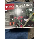 Toro Style Lites Low Voltage Full Kit #52135- 4 Walkway, Flood, Power Pack. Fixed Price $99.99.