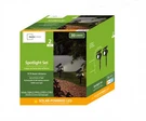 Mainstays Landscape With Solar Black Led Light, 30 Lumens (pack Of 2). Fixed Price $25.00.