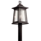 Kichler 49911 Bronze Taden 22"H Outdoor Single Head Post Light. Fixed Price $284.97.