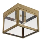 Livex Lighting 20588 Nyack 8"W Flush Mount Square Ceiling - Brass. Fixed Price $233.96.
