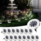 Solpex Solar Ground Lights, 16 Outdoor Pack, White. Fixed Price $91.13.
