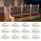 Volisun 4X4 Post Cap Light 12PACK,SOLAR Fence - White. Fixed Price $87.97.