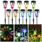 10X Solar Pathway Lights Outdoor Garden Yard Lawn Stainless Steel Landscape Lamp. Fixed Price $17.99.