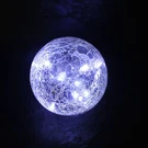 Solar Lights Crackle Glass Globe Garden Stake Lamp Yard Art Decor For Pa.... Fixed Price $22.19.