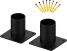 2 Pcs Heavy-duty Mounting Post Light Adapter, Jieqesic 3 Inch Outdoor Pier. Fixed Price $38.99.