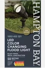 Hampton Bay Low-voltage Black Adjustable Light Color Led Landscape (FO7). Fixed Price $27.99.