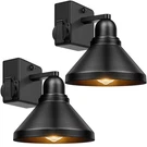 Brightever Motion Sensor Outdoor Wall Lights, Dusk To Dawn 10.12IN, Black. Fixed Price $94.99.