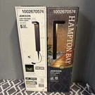 Lot Of 2 Hampton Bay 85LUMEN Low Voltage Black Led Outdoor Landscape Path Light. Fixed Price $40.00.