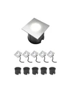 Malory 6-PACK Recessed Led Deck Light With Protecting Shell, 4W 12V Low Volta.... Fixed Price $145.04.