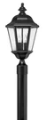 Black Led Post Top Pier Mount From The Edgewater Collection. Fixed Price $459.00.