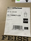 Feiss Londontowne Black Light 15.5 Post Top OL11308WCT. Fixed Price $65.00.