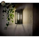 Hampton Bay 10 Lumen Black Led Solar Wall Light, Weather Resistant. Fixed Price $38.99.