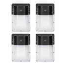 Kadision Led Wall Light With Dusk Dawn Photocell, 8IN-4PACK, Black. Fixed Price $93.64.